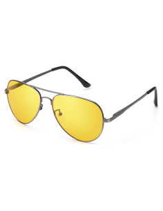 Gafas de Visión Nocturna SODQW Amarillas UV400 Antideslumbrantes