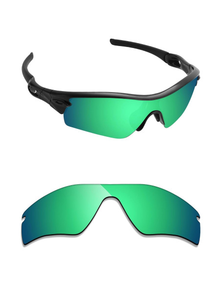 Lentes de Reemplazo Polarizados Alphax Verde Esmeralda para Oakley Radar Path
