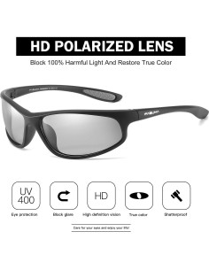 Gafas de sol deportivas FAGUMA polarizadas UV400 para hombres 2