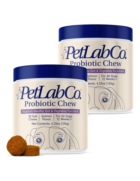 Probioticos para Perros PetLab Co. Sabor Salmón 30 Chews