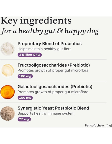 Probioticos para Perros PetLab Co. Sabor Salmón 30 Chews