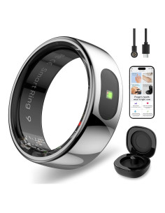 Anillo Inteligente Hugrow R08 Plata 7 - Control Gestos y Notificaciones