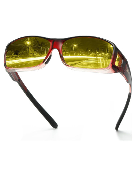 Gafas de Conducción DUCO 8953Y con Lentes Amarillos Polarizados