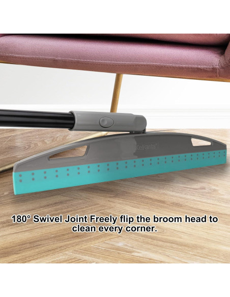 Escoba Mágica Multifuncional KeFanta 150 cm Azul para Piso