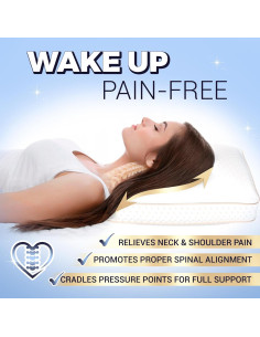 Almohada de Espuma con Memoria Royal Therapy Rey Ajustable 2