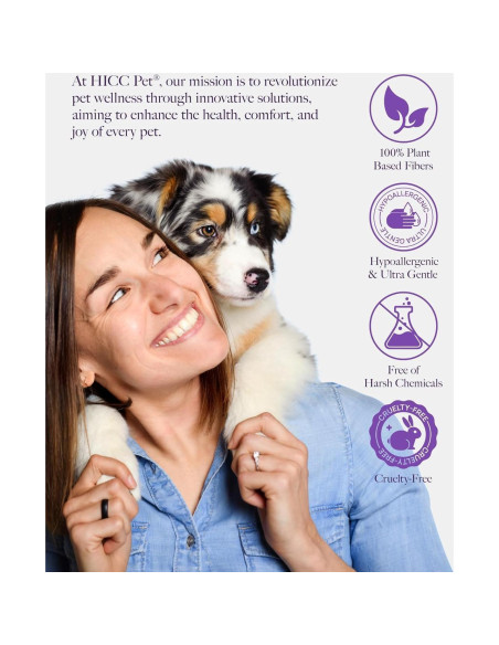 Toallitas Desodorantes HICC PET para Perros y Gatos 120 Unidades