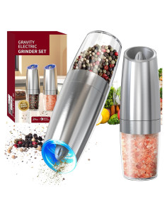 Molinillo Eléctrico de Sal y Pimienta CIRCLE JOY Acero Inoxidable