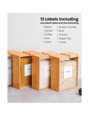 Dispensador de Alimentos APT 1101 de Vidrio 2L - Organizador de Cocina