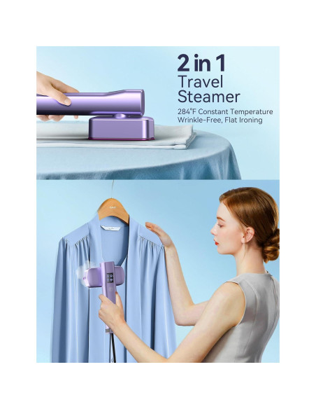 Vaporera y Plancha Portátil Sundu LM-2401 1000W 100ml Gris