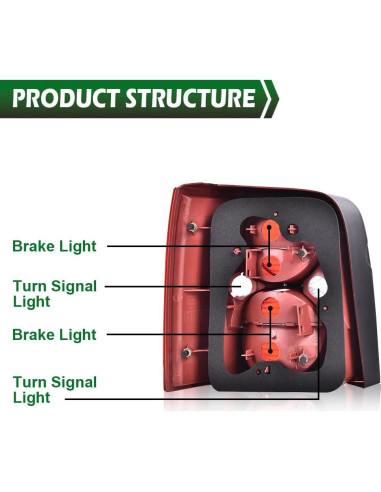 Luz Trasera Derecha Grand Orange para VW Passat 2001-2005