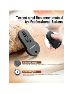 Cortador de Pan Magnético CLUEAPOP con Cuchilla Retráctil 2
