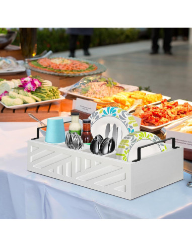 Soporte para Platos de Papel Ameuphercy Grande de Madera