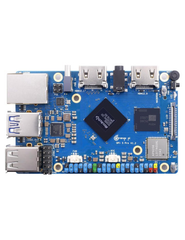 Ordenador de Placa Única Orange Pi 5 Pro 16GB LPDDR5 8 Núcleos