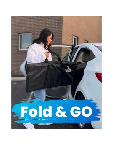 Bar Portátil Plegable Bubbles con Luces LED y Faldas