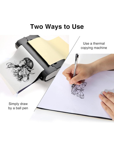 Kit de Práctica de Tatuaje Urknall 4 Pieles Falsas 3mm