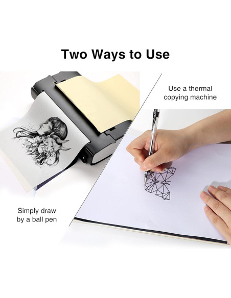 Kit de Práctica de Tatuaje Urknall 4 Pieles Falsas 3mm