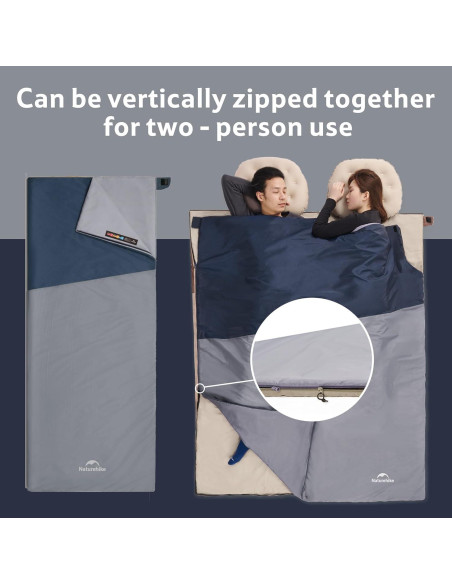 Saco de Dormir Naturehike Ultraligero 15C/0C Compacto