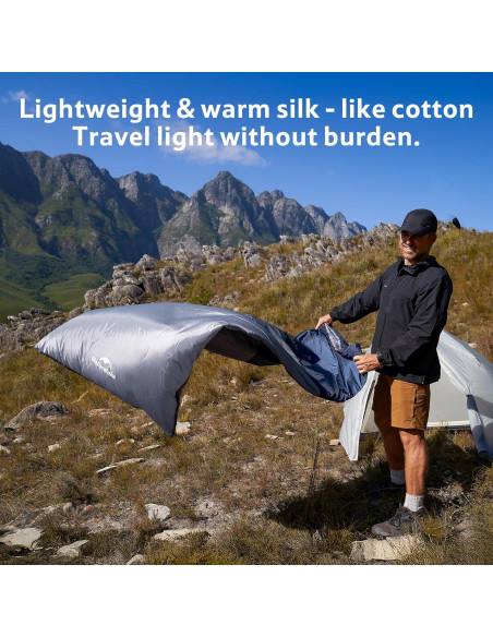 Saco de Dormir Naturehike Ultraligero 15C/0C Compacto