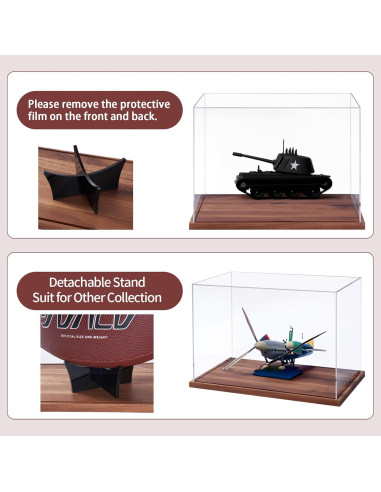 Caja de Exhibición de Fútbol Acrílica Lity 30x18x21cm