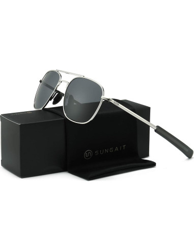 Gafas de Sol Piloto SUNGAIT con Lentes Polarizados