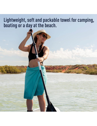 Toalla Pocket Sea to Summit Pequeña Microfibra Azul 40x81cm