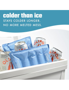 Paquete de Hielo Suave XL Fit & Fresh - 2 Unidades Azul 2