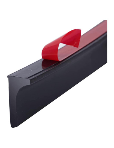 Umbral de Ducha 99 cm Silicona Autoadhesiva Barrera Agua Negra