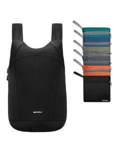 Mochila de Senderismo Plegable WATERFLY 15L Negra