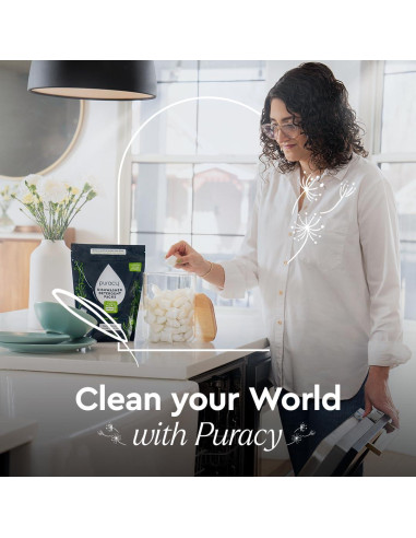 Cápsulas para Lavavajillas Puracy 18 Contenido - Libre de Manchas
