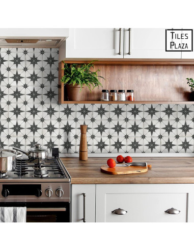 Azulejo Autoadhesivo El Azulejo Plaza Estrella 10 Hojas 30.48x30.48 cm