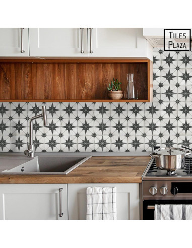 Azulejo Autoadhesivo El Azulejo Plaza Estrella 10 Hojas 30.48x30.48 cm