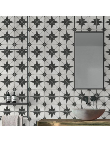 Azulejo Autoadhesivo El Azulejo Plaza Estrella 10 Hojas 30.48x30.48 cm