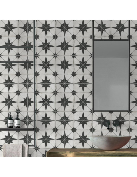 Azulejo Autoadhesivo El Azulejo Plaza Estrella 10 Hojas 30.48x30.48 cm