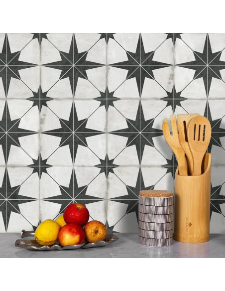 Azulejo Autoadhesivo El Azulejo Plaza Estrella 10 Hojas 30.48x30.48 cm