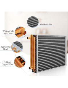 Intercambiador de Calor Agua a Aire AB HTL14x14 4.55kg 2