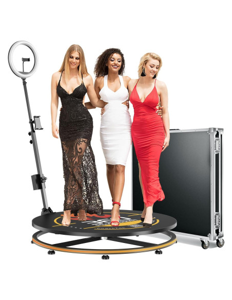 MWE 360 Fotomatón para Fiestas 80 cm con Luz RGB y APP