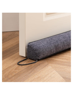 Tapón de Draft para Puerta Habibee 81.3 cm Negro Lavable