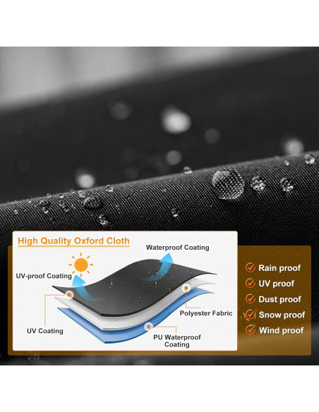 Cubierta ATV Tokept TOP20160 Impermeable Universal 198x94x107cm