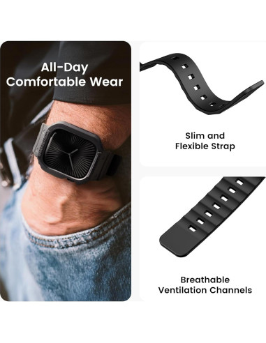 Banda y Funda Resistente amBand E1 para Apple Watch 42mm