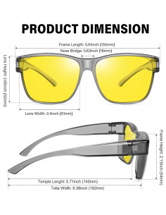 Gafas de Visión Nocturna URUMQI para Usar sobre Gafas 2