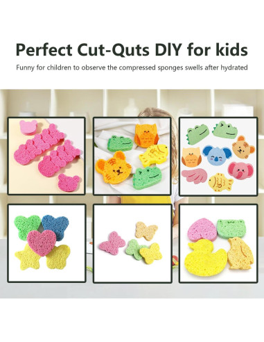 Esponjas de Celulosa Spunspon 10x15cm 6 Piezas Negras