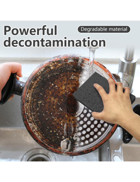 Esponjas de Celulosa Spunspon 10x15cm 6 Piezas Negras