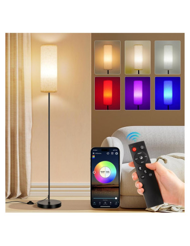 Lámpara de Pie FRIDEKO HOME Beige 9W 800LM Inteligente