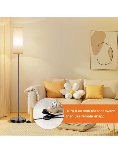 Lámpara de Pie FRIDEKO HOME Beige 9W 800LM Inteligente