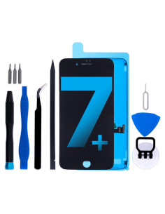 Reemplazo Pantalla LCD iPhone 7 Plus HK 5.5" Negro Kit Completo