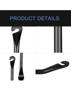 Palancas de Neumático de Bicicleta DN DENNOV - Acero Carbono - Paquete de 3 2