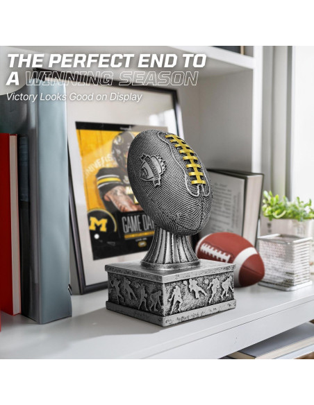 Trofeo de Fútbol Fantasía Flexzion 18.8 cm - Escudo Campeón