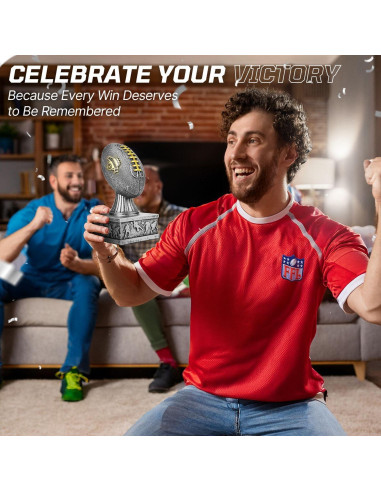 Trofeo de Fútbol Fantasía Flexzion 18.8 cm - Escudo Campeón