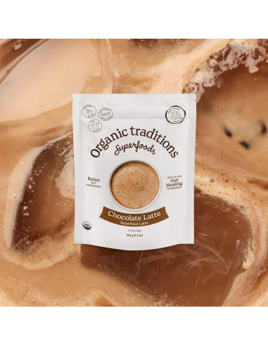 Chocolate Latte Superfood Tradiciones Orgánicas 150g - Ashwagandha