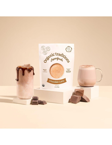 Chocolate Latte Superfood Tradiciones Orgánicas 150g - Ashwagandha